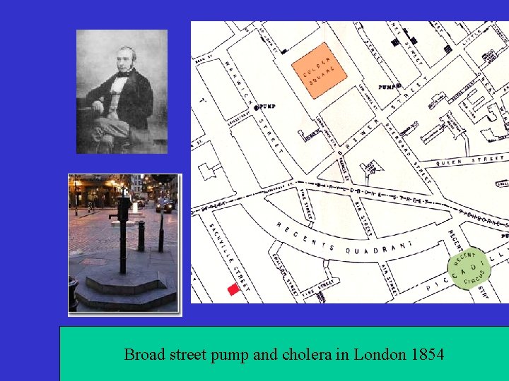 Broad street pump and cholera in London 1854 