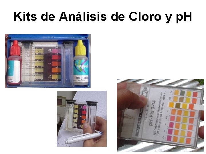 Kits de Análisis de Cloro y p. H 