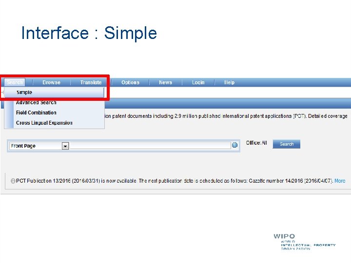 Interface : Simple Interface : Simple
