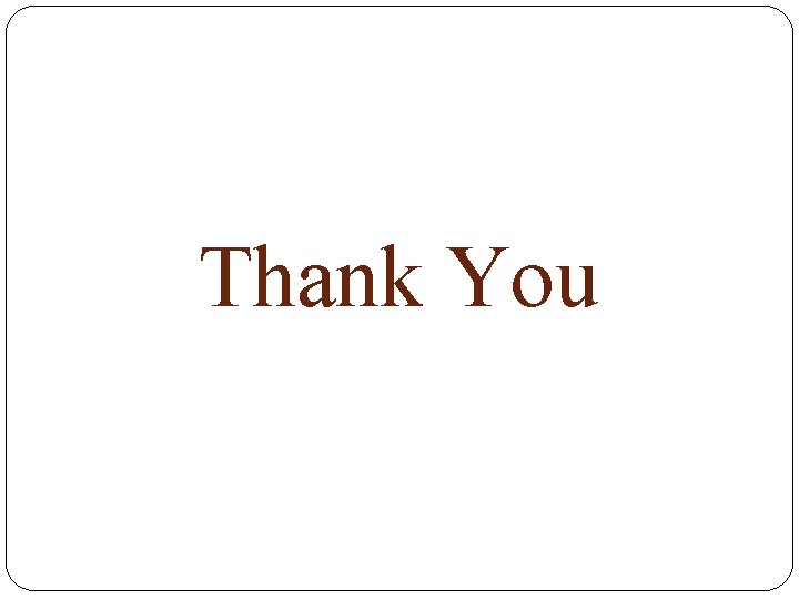 Thank You Thank You