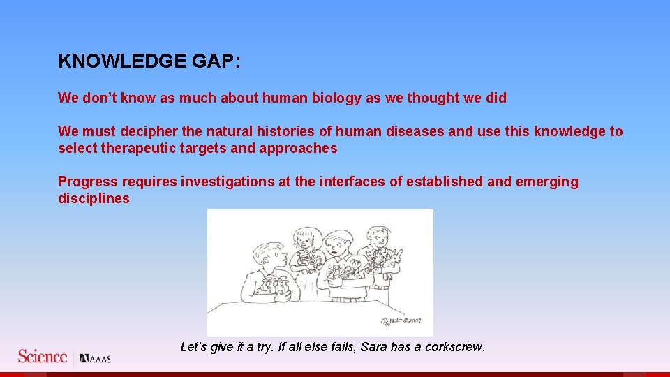 KNOWLEDGE GAP: We don’t know as much about human biology as we thought we