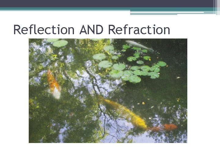 Reflection AND Refraction 