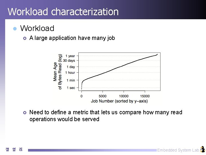 Workload characterization l Workload 정 영 진 £ A large application have many job Workload characterization l Workload 정 영 진 £ A large application have many job