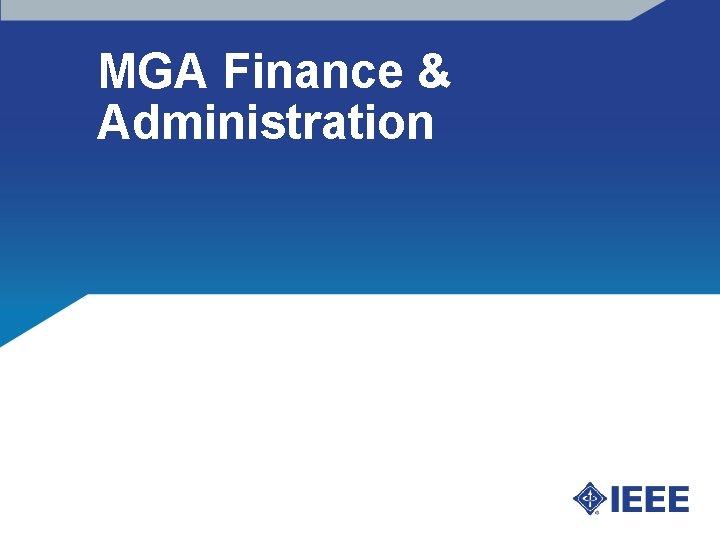 MGA Finance & Administration 