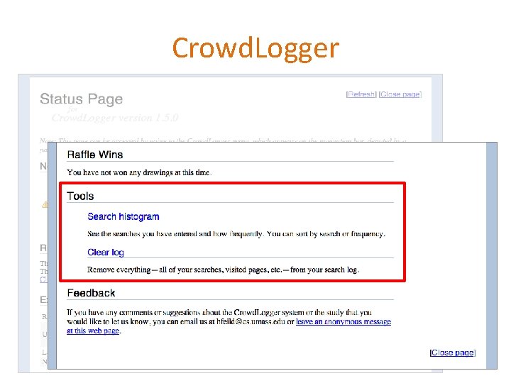 Crowd. Logger Crowd. Logger