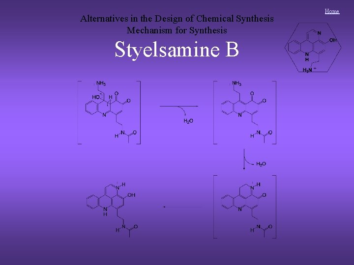 Alternatives in the Design of Chemical Synthesis Mechanism for Synthesis Styelsamine B Home 