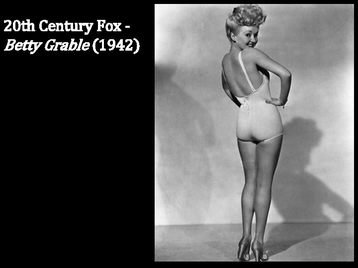 20 th Century Fox Betty Grable (1942) 