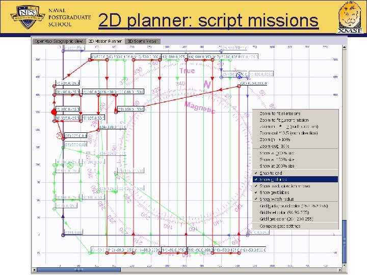 2 D planner: script missions 16 
