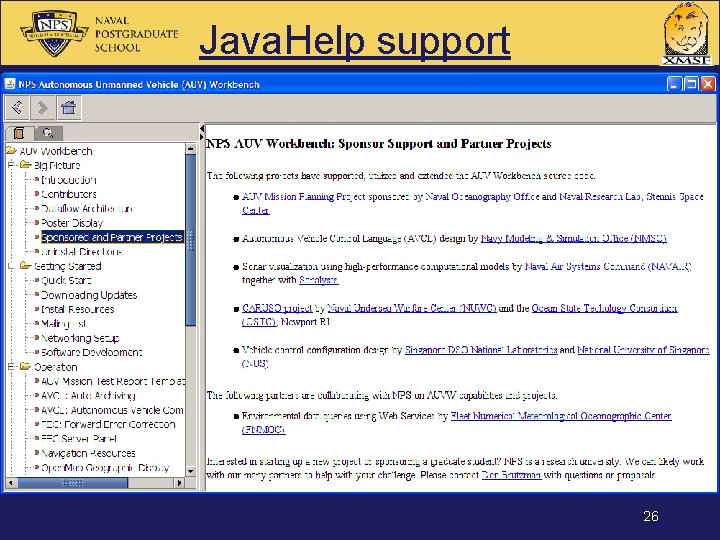 Java. Help support 26 