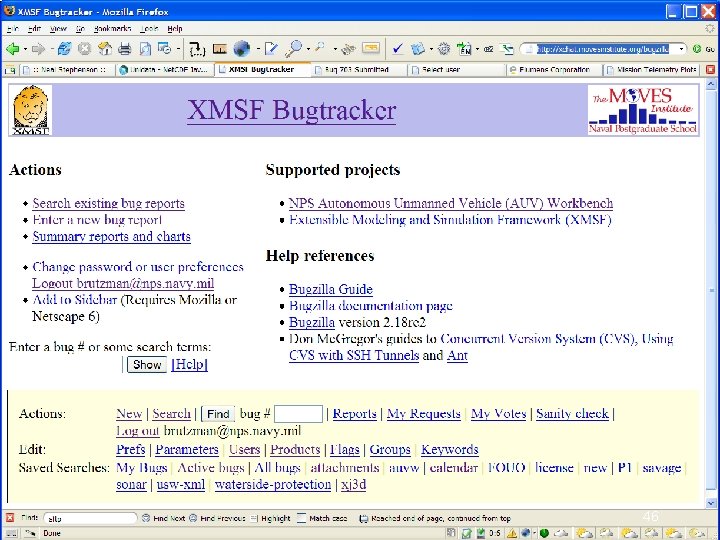 XMSF Bugtracker 46 