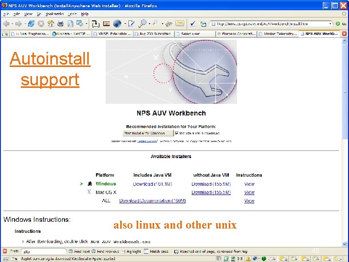 Autoinstall support also linux and other unix 48 