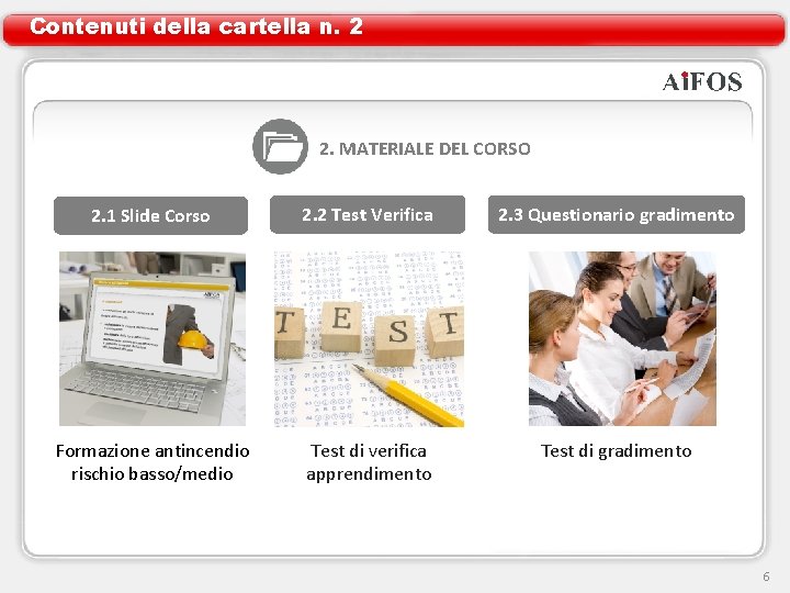 Contenuti della cartella n. 2 2. MATERIALE DEL CORSO 2. 1 Slide Corso 2. Contenuti della cartella n. 2 2. MATERIALE DEL CORSO 2. 1 Slide Corso 2.
