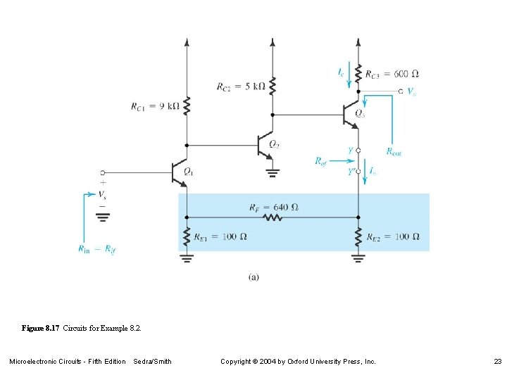 Figure 8. 17 Circuits for Example 8. 2. Microelectronic Circuits - Fifth Edition Sedra/Smith