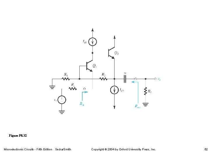 Figure P 8. 32 Microelectronic Circuits - Fifth Edition Sedra/Smith Copyright 2004 by Oxford