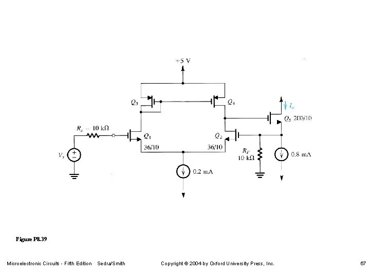 Figure P 8. 39 Microelectronic Circuits - Fifth Edition Sedra/Smith Copyright 2004 by Oxford