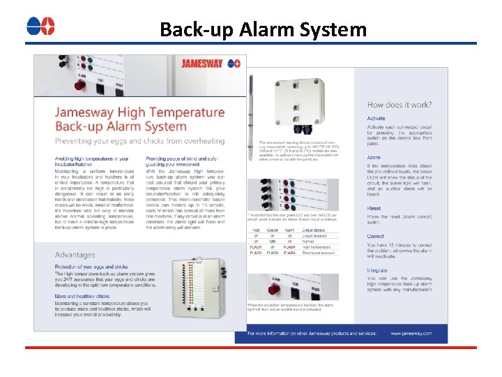Back-up Alarm System 