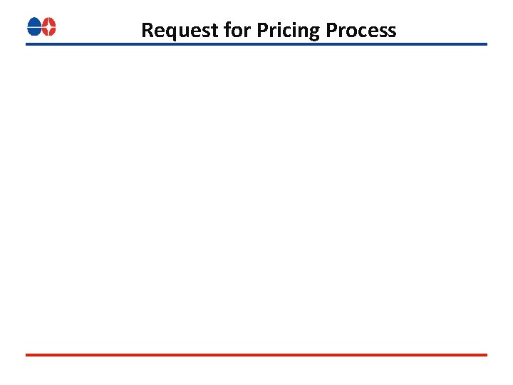 Request for Pricing Process 