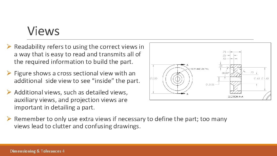 Views Ø Readability refers to using the correct views in a way that is