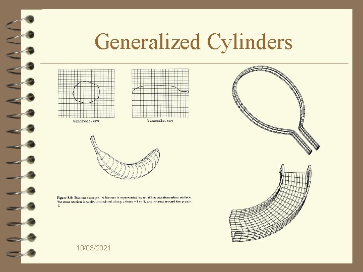 Generalized Cylinders 10/03/2021 