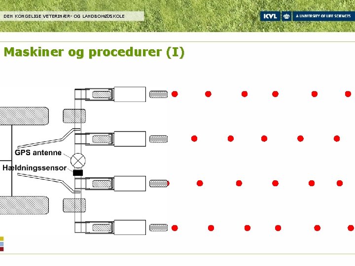 DEN KONGELIGE VETERINÆR- OG LANDBOHØJSKOLE Maskiner og procedurer (I) 