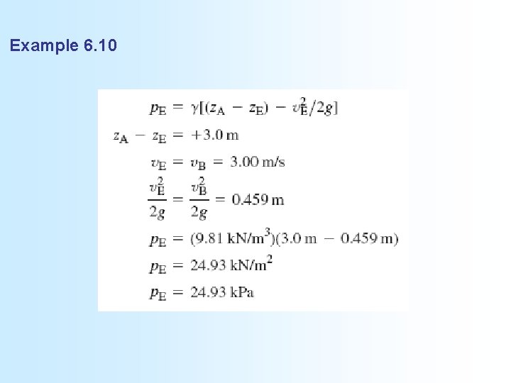 Example 6. 10 