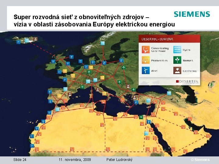 Super rozvodná sieť z obnoviteľných zdrojov – vízia v oblasti zásobovania Európy elektrickou energiou