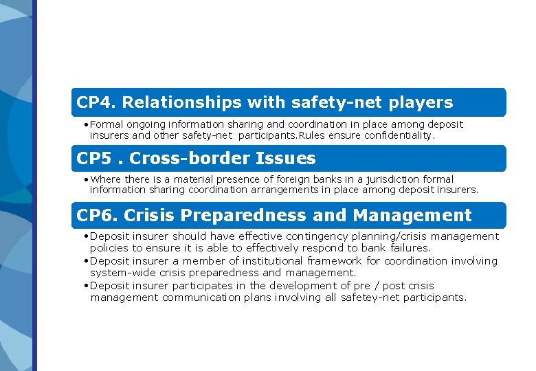 CP 4. Relationships with safety-net players • Formal ongoing information sharing and coordination in CP 4. Relationships with safety-net players • Formal ongoing information sharing and coordination in