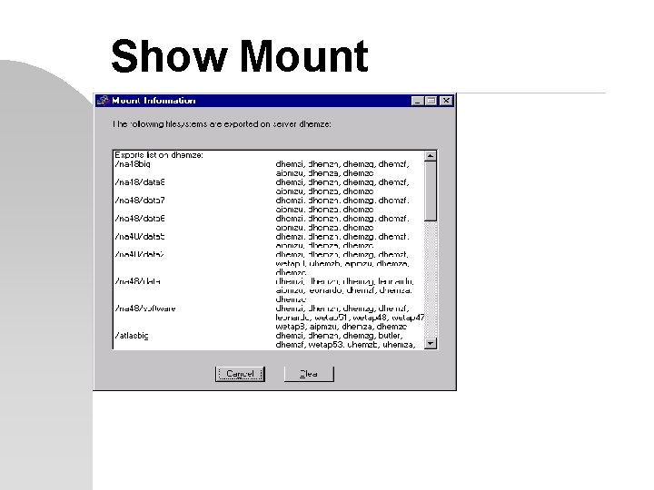 Show Mount 