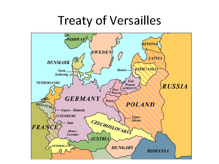 Treaty of Versailles 