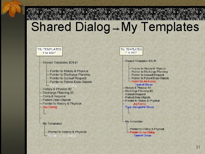 Shared Dialog My Templates 31 