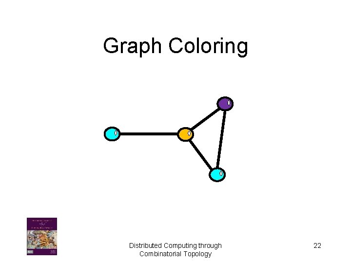 Graph Coloring Distributed Computing through Combinatorial Topology 22 