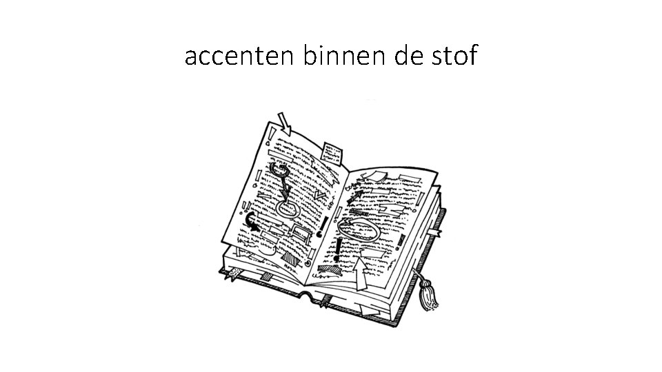 accenten binnen de stof 