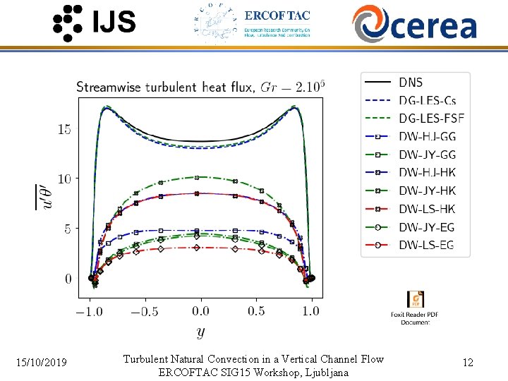 15/10/2019 Turbulent Natural Convection in a Vertical Channel Flow ERCOFTAC SIG 15 Workshop, Ljubljana