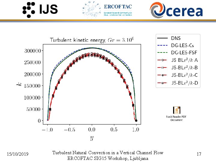 15/10/2019 Turbulent Natural Convection in a Vertical Channel Flow ERCOFTAC SIG 15 Workshop, Ljubljana
