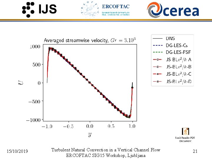 15/10/2019 Turbulent Natural Convection in a Vertical Channel Flow ERCOFTAC SIG 15 Workshop, Ljubljana