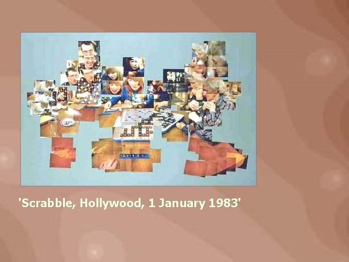 'Scrabble, Hollywood, 1 January 1983' 