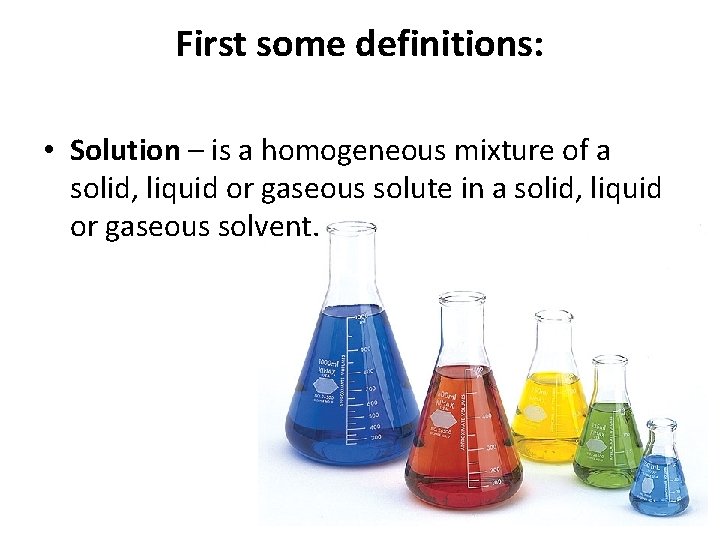 Unit 3 Matter as Solutions Acids and Bases