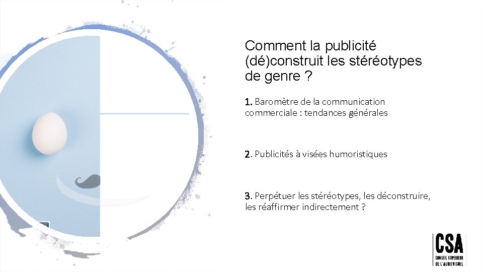 Comment la publicité (dé)construit les stéréotypes de genre ? 1. Baromètre de la communication