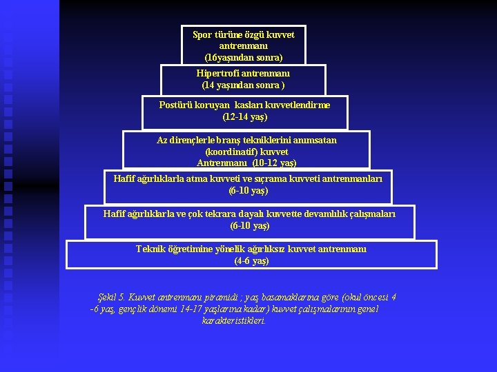 Spor türüne özgü kuvvet antrenmanı (16 yaşından sonra) Hipertrofi antrenmanı (14 yaşından sonra )