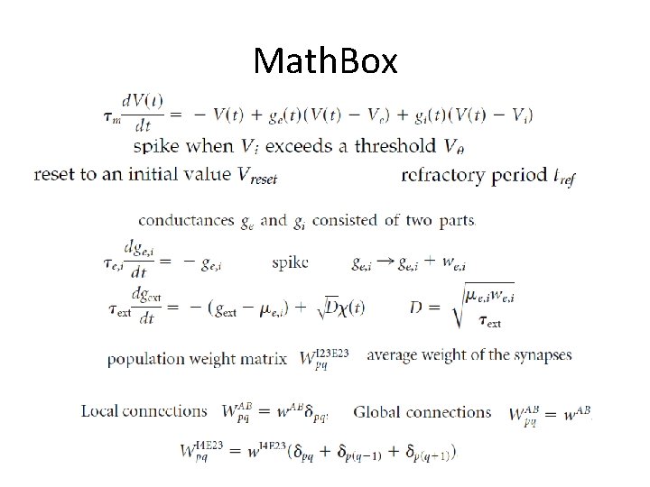 Math. Box 