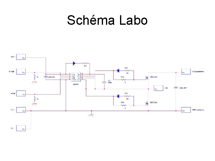 Schéma Labo 