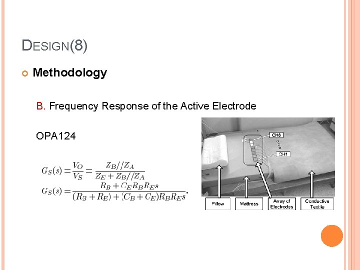 DESIGN(8) Methodology B. Frequency Response of the Active Electrode OPA 124 