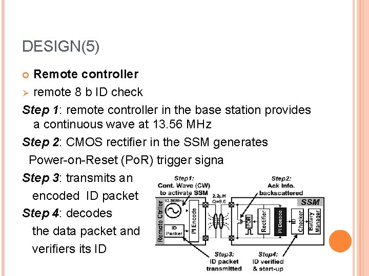 DESIGN(5) Remote controller Ø remote 8 b ID check Step 1: remote controller in
