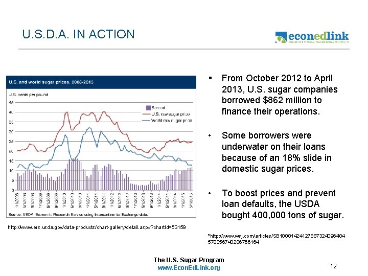 U. S. D. A. IN ACTION § From October 2012 to April 2013, U.