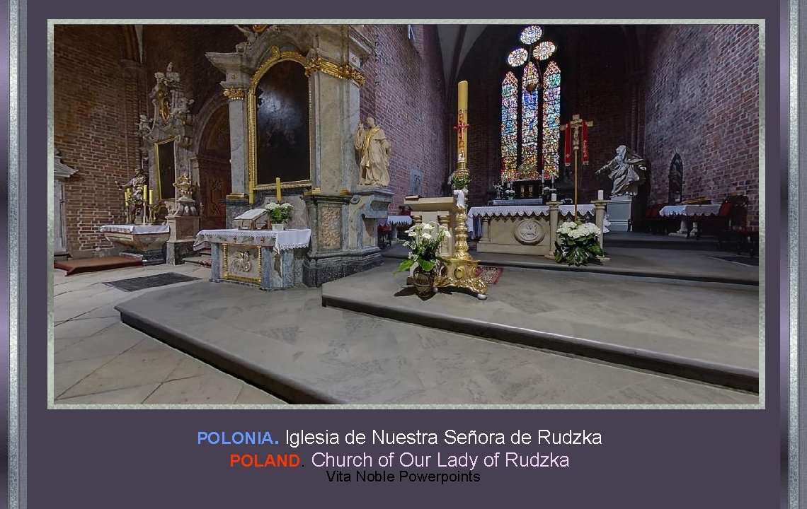POLONIA. Iglesia de Nuestra Señora de Rudzka POLAND. Church of Our Lady of Rudzka