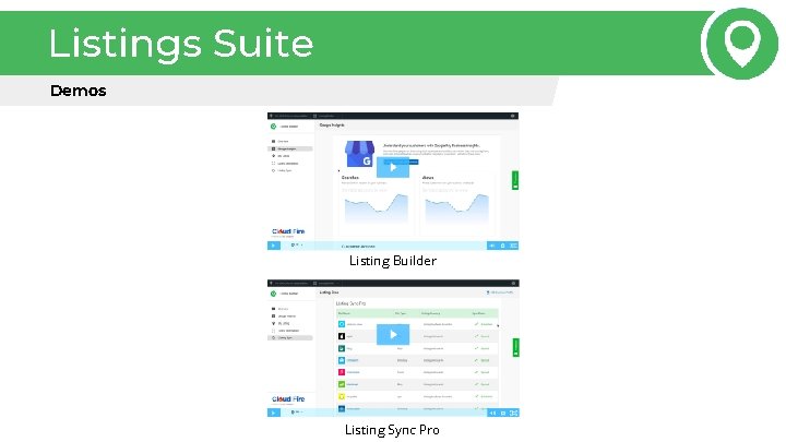 Listings Suite Demos Listing Builder Listing Sync Pro 