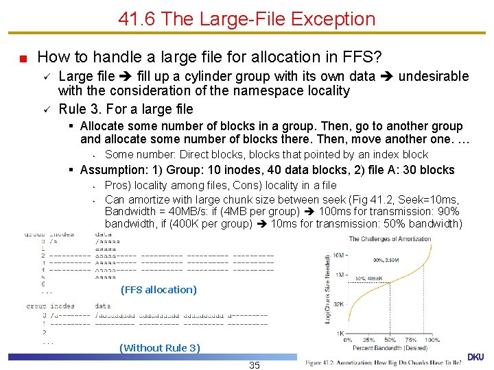 41. 6 The Large-File Exception How to handle a large file for allocation in