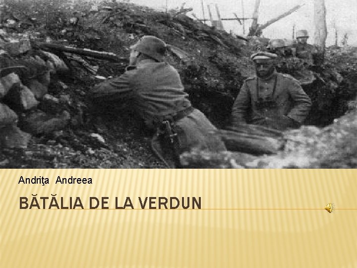 Andriţa Andreea BĂTĂLIA DE LA VERDUN 