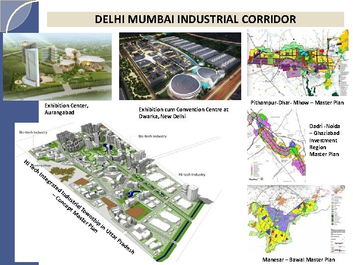 DELHI MUMBAI INDUSTRIAL CORRIDOR Exhibition Center, Aurangabad Exhibition cum Convention Centre at Dwarka, New
