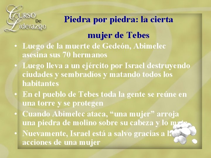 Piedra por piedra: la cierta mujer de Tebes • Luego de la muerte de